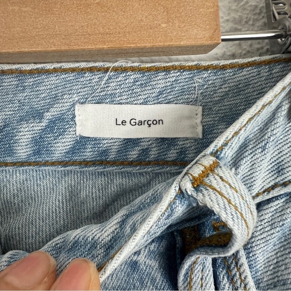 Frame Denim Le Garçon Distressed Boyfriend Light Wash Jeans National 31 - Picture 7 of 11